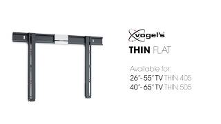 Produktvideo Vogels THIN 405505 ExtraThin starre TV Wandhalterung [upl. by Aihcropal943]