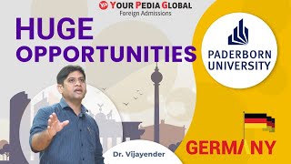 Paderborn university Germany  So many options of MS PhD Jobs  Fully funded PhD in Germany [upl. by Nilauqcaj]