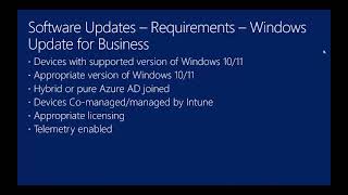 Intune ConfigMgr and Intune Concepts ConfigMgr Software Updates vs Intune Options [upl. by Grant]