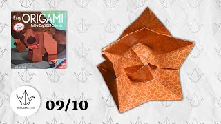 0910  FivePetal Flower  Easy ORIGAMI Calendar 2024 [upl. by Nitsuga]