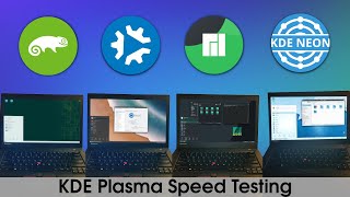 Manjaro vs KDE Neon vs Kubuntu vs OpenSUSE  KDE Plasma Speed Test [upl. by Rape]