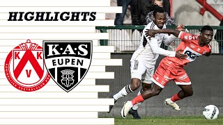 Highlights Matchday 35  KV Kortrijk vs KAS Eupen [upl. by Beth]