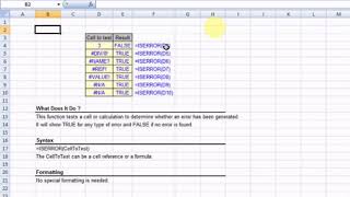 ISERROR FUNCTION IN EXCEL  TAMIL VLOG [upl. by Inoliel]