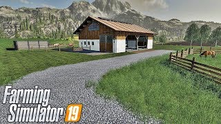 Wybudowałem oborę 16 Felsbruun ☆ Farming Simulator 19 ☆ ㋡ Anton [upl. by Tallbot]