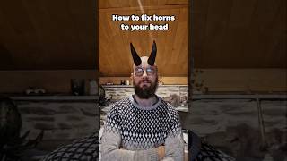 The easiest way to fix horns to your head cosplay diy art creative [upl. by Bryana608]