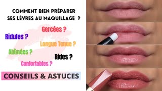 COMMENT PRÉPARER SES LÈVRES 💋 Étapes… 👉 LES BASES DU MAQUILLAGE  DÉBUTANT [upl. by Lillie]