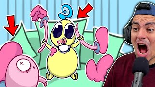 BABY LONG LEGS ATE HIS MOM   Best Poppy Playtime Chapter 2 Animations [upl. by Sakul]