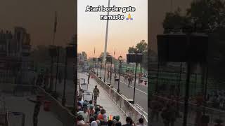 Atari border part 2 gate namaste 🙏 indianarmy borderforce army atari border gate [upl. by Karilynn]