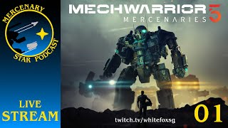 MechWarrior 5 Mercenaries  01  Campaign Intro amp Tutorial [upl. by Maggy]