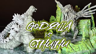 Godzilla vs Cthulhu Diorama [upl. by Ivatts122]