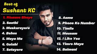 Sushant KC Best Hit Songs Collection ❤️ 2023  Risaune Bhaye  Nepali Songs [upl. by Tillfourd]