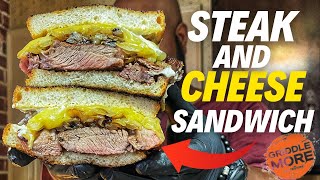 The BEST Steak and Cheese Sandwich Recipe Youll Ever Try [upl. by Haisa]