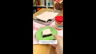 Betty Crocker Makers Melindas Raspberry Grasshopper Bars [upl. by Strickman]