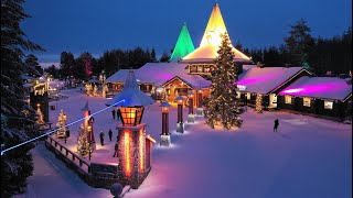 Villaggio di Babbo Natale a Rovaniemi Lapponia 🎅😍🦌🎄 Santa Claus in Finlandia Circolo Polare Artico [upl. by Goth]