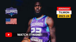 🇺🇸 Jeremiah Tilmon제레미아 틸먼 ✭ Greensboro Swarm ✭ 202324 Best PlaysampHighlights [upl. by Klockau847]