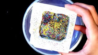 Gym chalk Colorful Glitter Bomb  Satisfying Crunches ASMR [upl. by Eseila847]