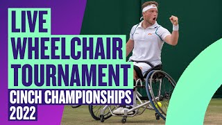 🔴 LIVE  cinch Championships Wheelchair Tennis Tournament 2022  Day 3  LTA [upl. by Ytirev]