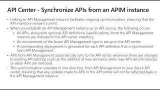 API Management amp API Center Synchronization Public Preview [upl. by Ariaj341]