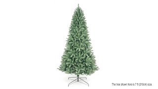 EcoFriendly Oncor 7ft Premium Aspen Christmas Tree Assembly Guide [upl. by Zinck]