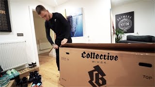 UNBOXING THE COLLECTIVE BIKES C100 MTB [upl. by Correy]