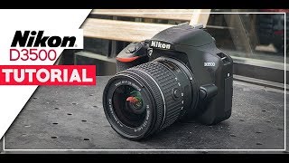 Nikon D3500 Tutorial For Beginners  How To Setup Your New DSLR [upl. by Elmira]