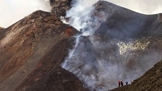 Volcano Etna Location PIzzi Deneri [upl. by Eissen]