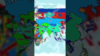 What’s your country codecountry countryballs map asia [upl. by Orhtej214]