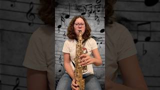 Playing Valse Vanité on a special Saxophone 🎷😊 100daysofpractice saxophonelovesongs [upl. by Nosirb]