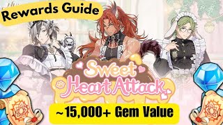 NU Carnival Sweet Heart Attack  Time Limited Event Rewards Guide  Sweet Sundae Sparkling Support [upl. by Anitsihc]