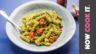 Speedy Pesto Pasta Recipe  Now Cook It [upl. by Fredette454]