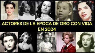 Actores de la EPOCA DE ORO presentes en 2024 [upl. by Hazeghi766]