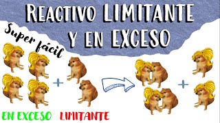 🧪 Reactivo LIMITANTE y en EXCESO Estequiometría Ejercicio 📝 ft Cheems [upl. by Enimsay766]