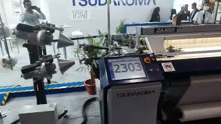 Tsudakoma Zax001neoIndia ITME 2022 Fastest Air Jet Weaving Loom [upl. by Filiano403]