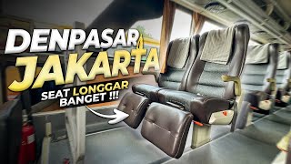 DENPASAR JAKARTA CUMA 28 SEAT AJA  Naik Bus Kramat Djati Sejauh 1200 Kilometer 1 [upl. by Dlared]