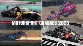 The Worst Motorsport Crashes Of 2023 [upl. by Sherwin]