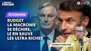 BUDGET  LA MACRONIE SE DÉCHIRE LE RN SAUVE LES ULTRA RICHES [upl. by Edelson]