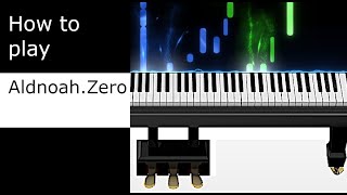 aLIEz  AldnoahZero ED2  Animenz cover piano tutorial  SeeMusic [upl. by Arinayed]