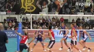 World League Mens Volleyball USA vs Russia 2014 [upl. by Onitnatsnoc]