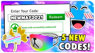 2021 ALL 5 NEW ROBLOX PROMO CODES MAY WORKING [upl. by Aniroc489]