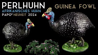 Papo ® Perlhuhn  Afrikanisches Huhn  Guinea Huhn  Guinea Fowl  Neuheit 2024 New  Review [upl. by Nerte731]