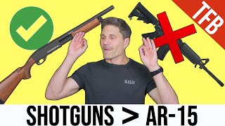 6 Reasons Why a Shotgun is Better than an AR15 [upl. by Diamante86]