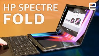 A sneak peek at HP’s first 3in1 laptop with a flexible display the Spectre Fold [upl. by Ennavoj271]