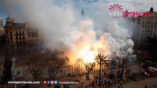 Fallas Valencia 2022 Mascletà 12 de Marzo 2022 Pirotecnia del Mediterráneo [upl. by Westland]