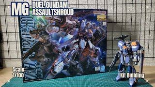 MG DUEL GUNDAM ASSAULTSHROUD Kit Building [upl. by Animahs]