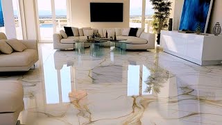 Top 8 Porcelain Tile Flooring Ideas Modern Living Room Flooring Ideas Transform Your Living Room [upl. by Eejan]