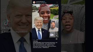 Tasha K looses 5000 followers tashak trump kamalaharris vote [upl. by Teodoor]