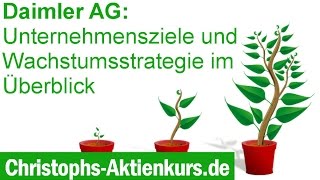 Daimler Aktie  Strategie und Ziele einfach erklärt  Christophs Aktienkurs [upl. by Enerak]