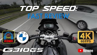 BMW G310GS  Should It Be On Your Radar  Top Speed  A Fast Review 4K [upl. by Granlund14]