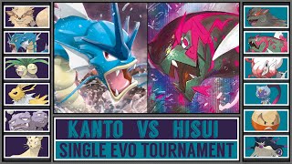 KANTO vs HISUI  Single Evolution Pokémon Tournament Battle 5 [upl. by Aniweta159]