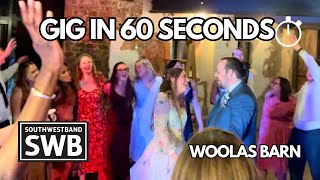 Wedding Band in York  SouthWestBand live UK wedding band for hire at Woolas Barn Yorkshire [upl. by Arodaeht]